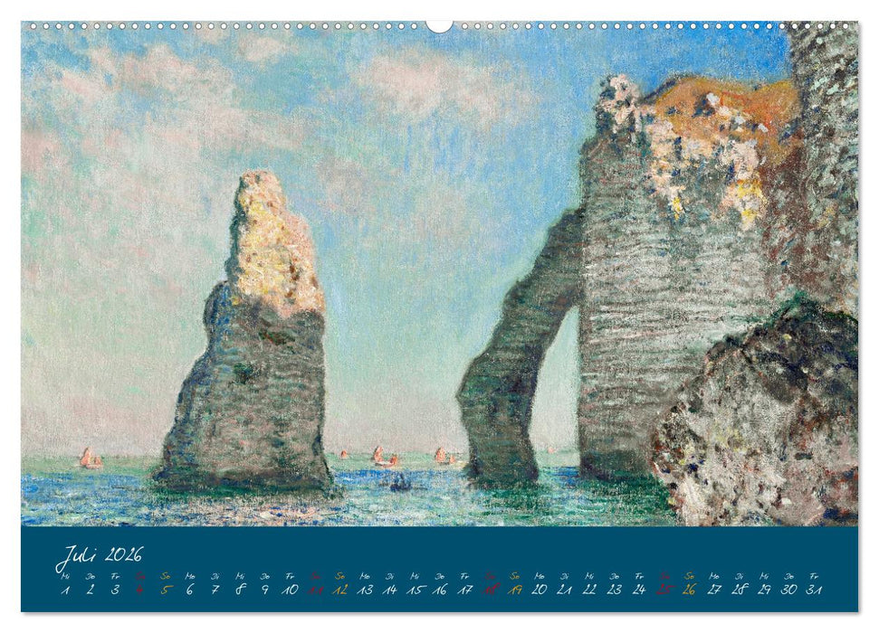 Typisch Monet (CALVENDO Premium Wandkalender 2026)