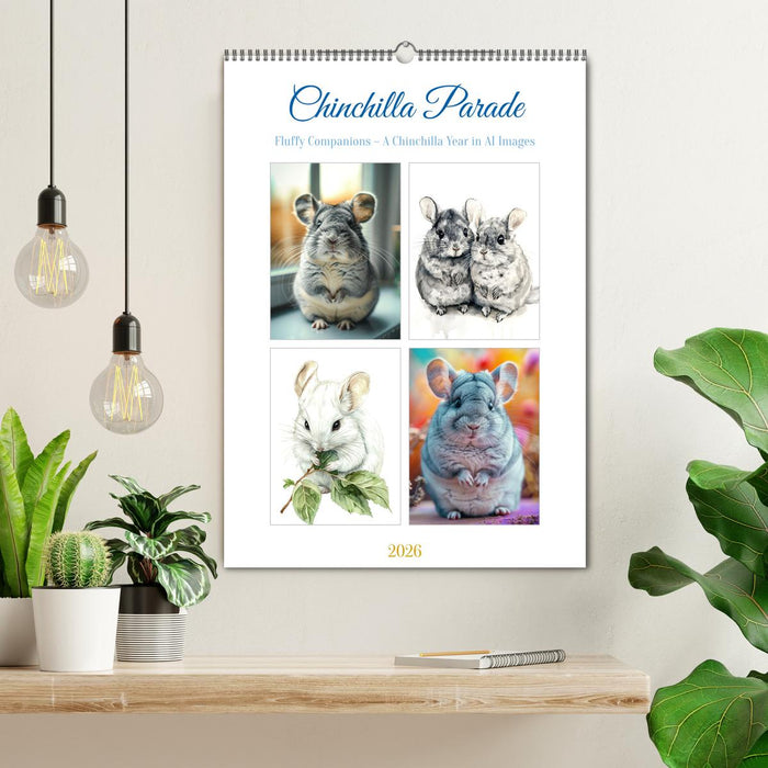 Chinchilla Parade (CALVENDO Monthly Calendar 2026)