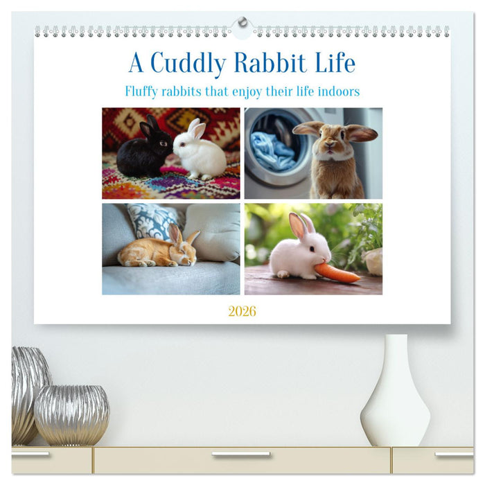 A Cuddly Rabbit Life (CALVENDO Premium-Calendar 2026)