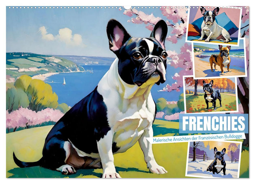 Frenchies (CALVENDO Wandkalender 2026)