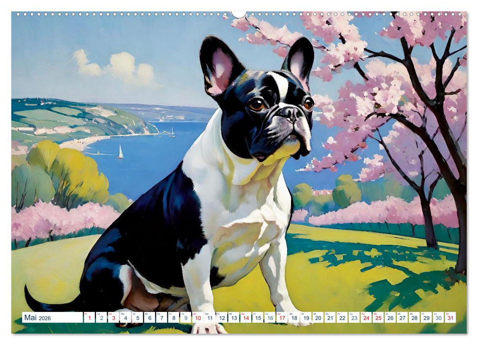 Frenchies (CALVENDO Wandkalender 2026)
