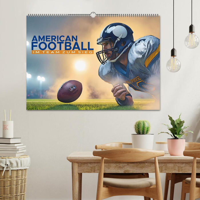 American Football - im Team zum Sieg (CALVENDO Wandkalender 2026)
