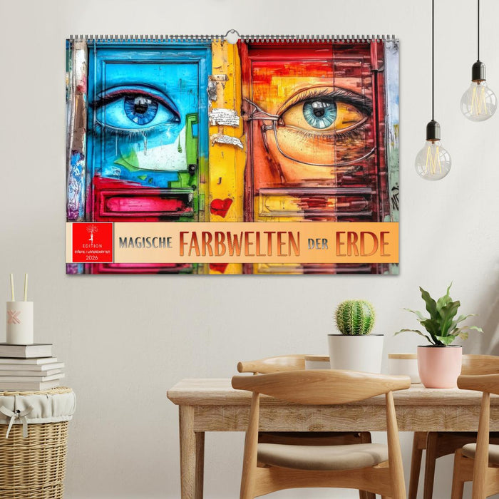 Magische Farbwelten der Erde (CALVENDO Wandkalender 2026)