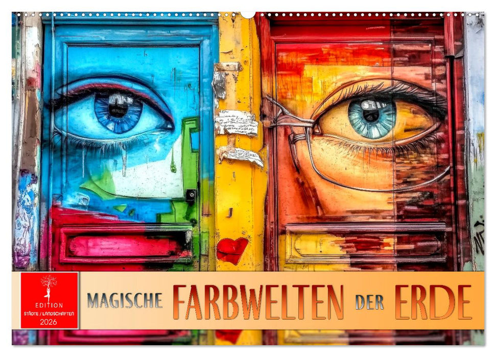 Magische Farbwelten der Erde (CALVENDO Wandkalender 2026)