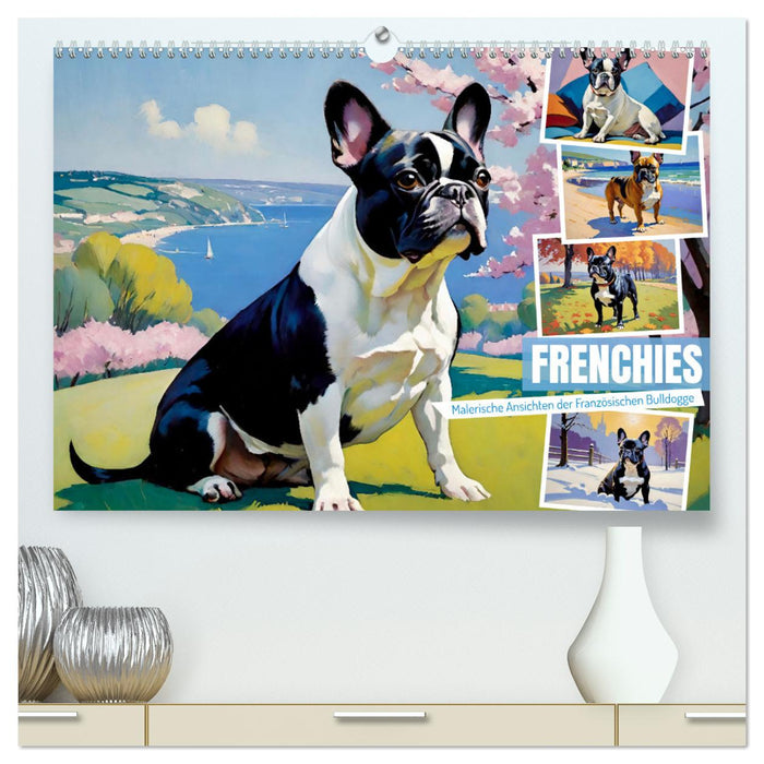 Frenchies (CALVENDO Premium Wandkalender 2026)