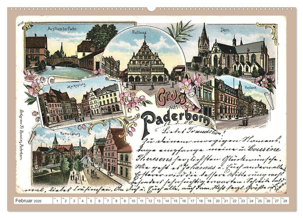 Gruß aus Paderborn (CALVENDO Premium Wandkalender 2026)