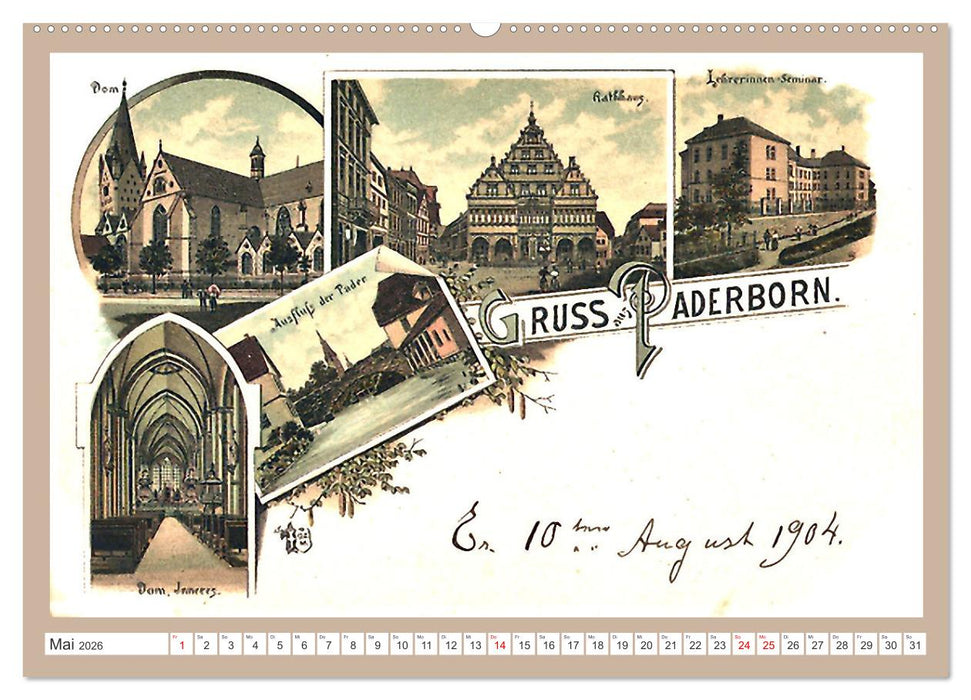 Gruß aus Paderborn (CALVENDO Premium Wandkalender 2026)