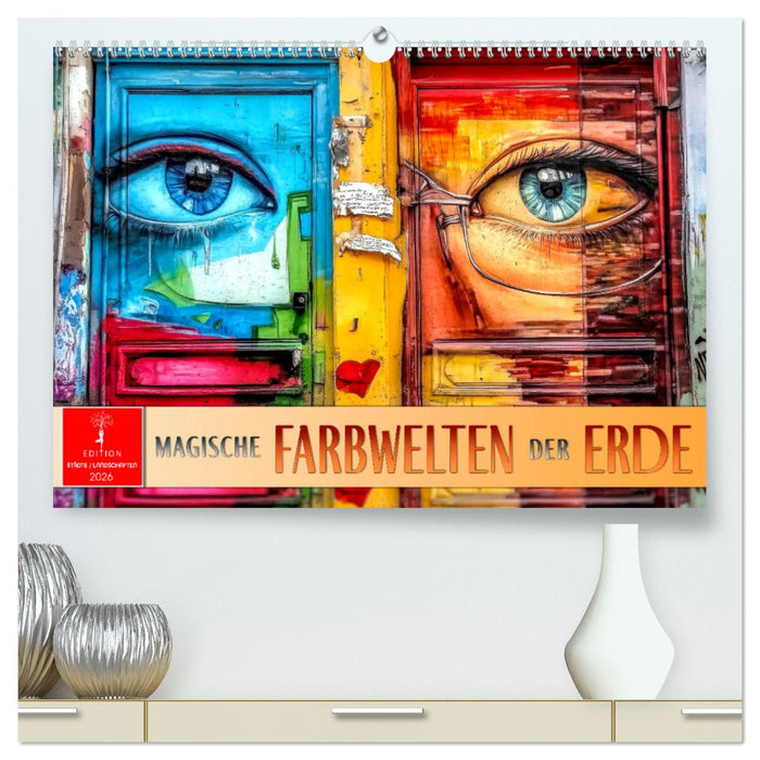 Magische Farbwelten der Erde (CALVENDO Premium Wandkalender 2026)