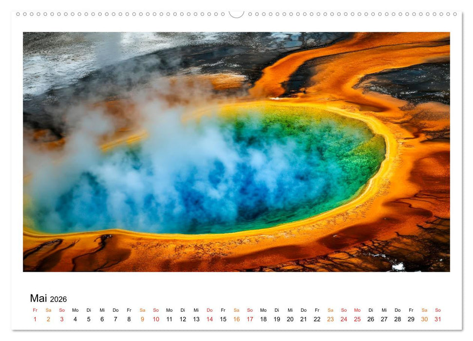 Magische Farbwelten der Erde (CALVENDO Premium Wandkalender 2026)
