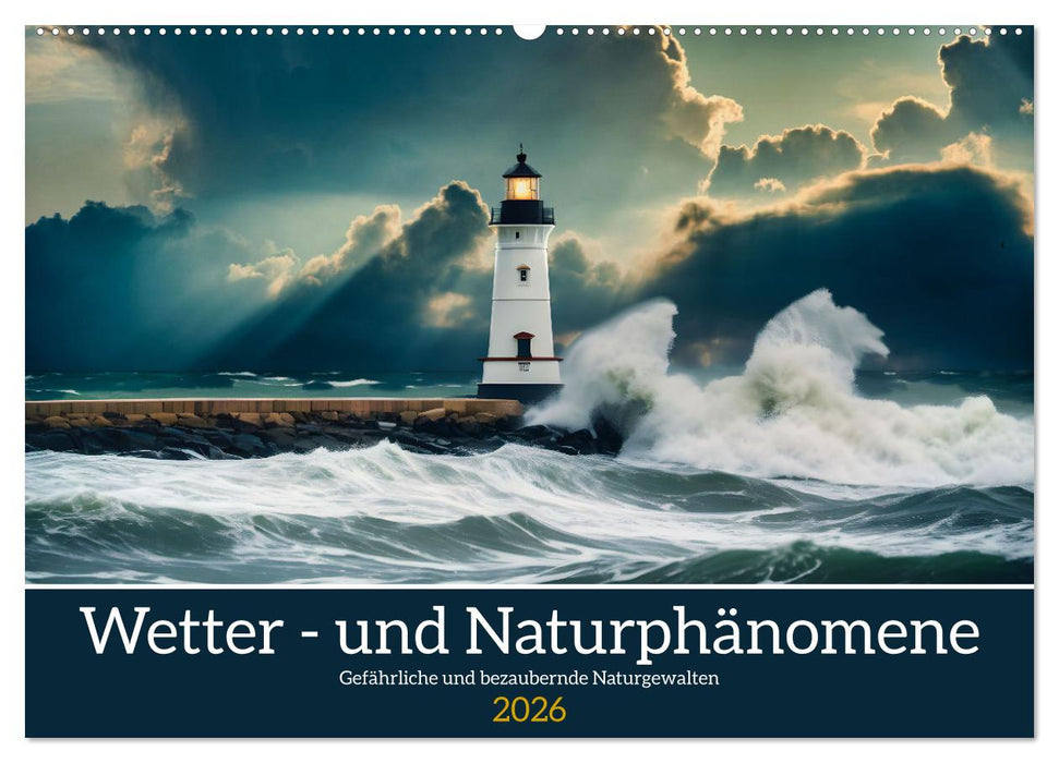 Wetter- und Naturphänomene (CALVENDO Wandkalender 2026)