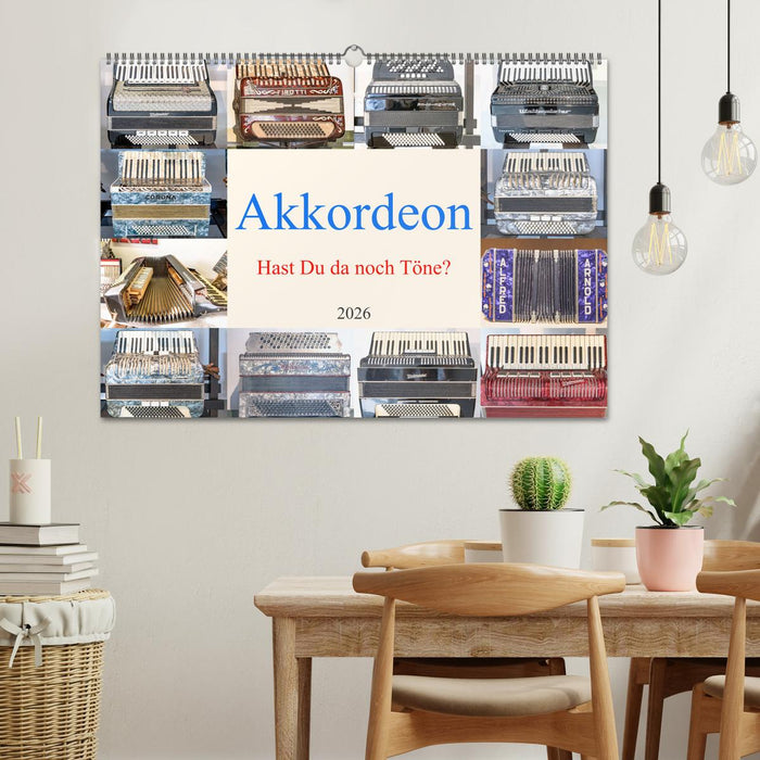 Akkordeon, Hast Du da noch Töne? (CALVENDO Wandkalender 2026)