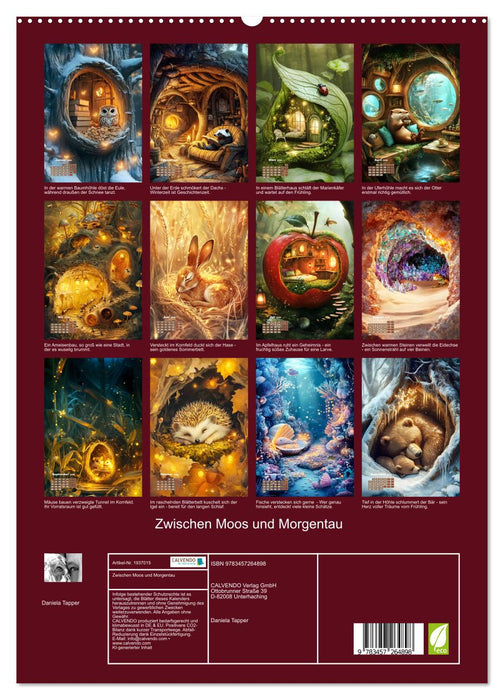 Zwischen Moos und Morgentau (CALVENDO Premium Wandkalender 2026)