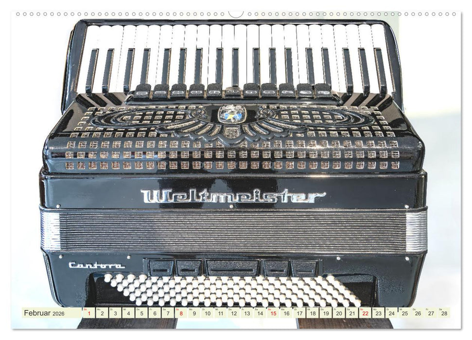 Akkordeon, Hast Du da noch Töne? (CALVENDO Premium Wandkalender 2026)