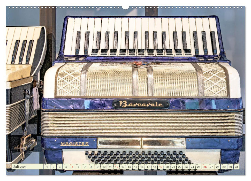 Akkordeon, Hast Du da noch Töne? (CALVENDO Premium Wandkalender 2026)