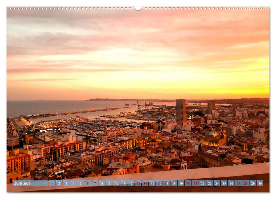 Alicante - Benidorm - Calp (CALVENDO Wandkalender 2026)