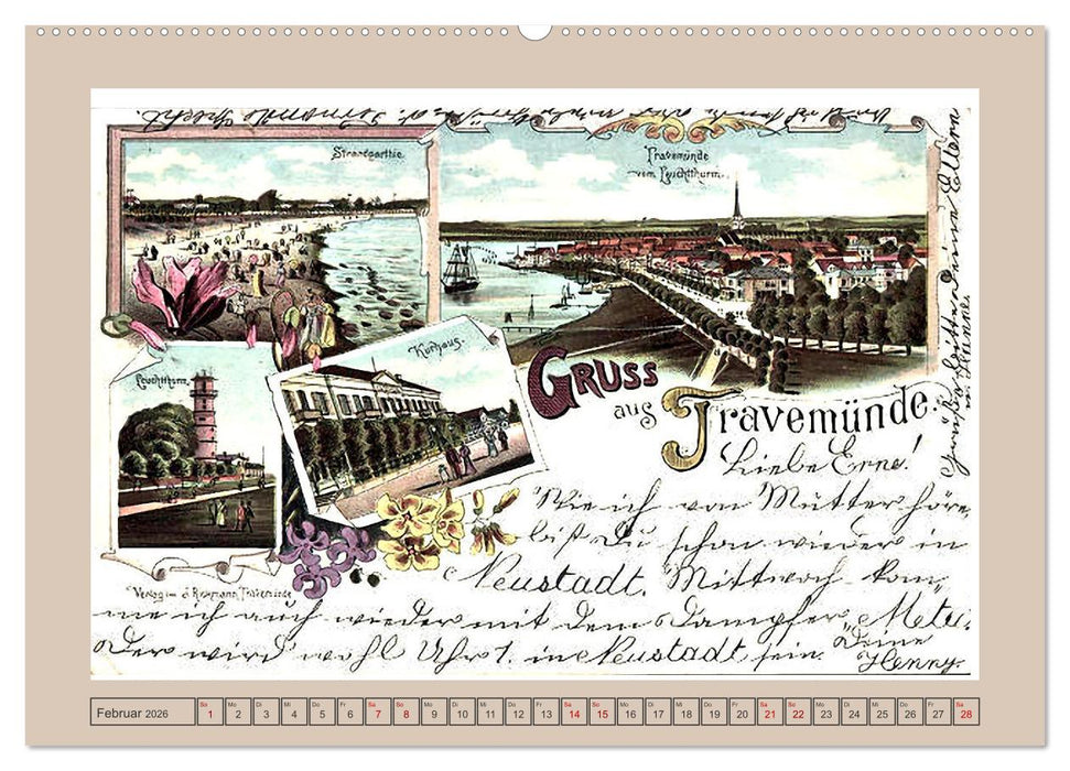 Gruß aus Travemünde (CALVENDO Wandkalender 2026)