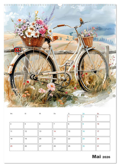 Fahrradpoesie (CALVENDO Wandkalender 2026)