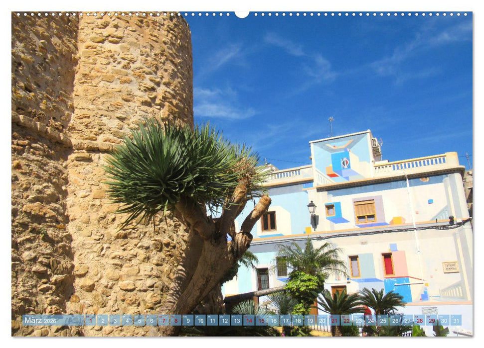 Alicante - Benidorm - Calp (CALVENDO Premium Wandkalender 2026)
