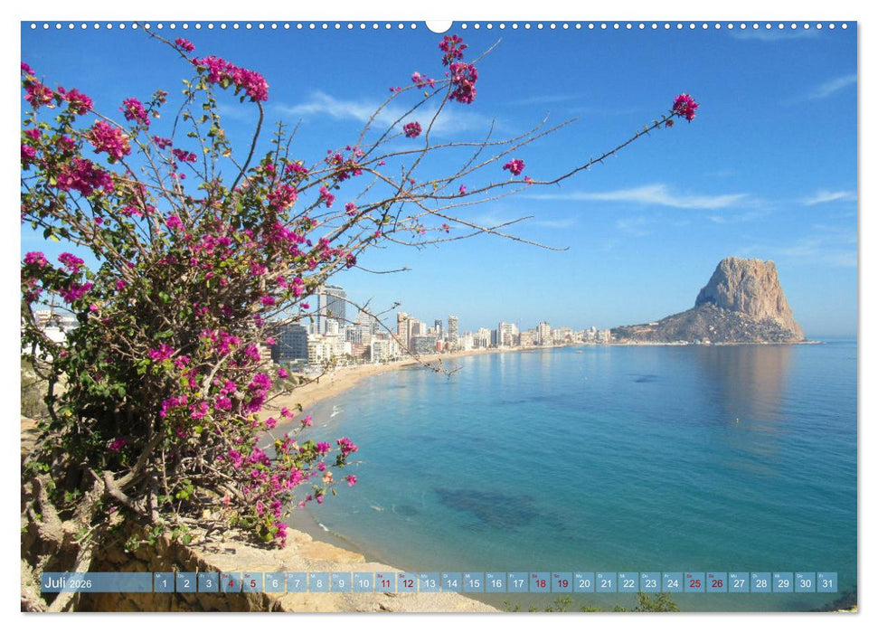 Alicante - Benidorm - Calp (CALVENDO Premium Wandkalender 2026)