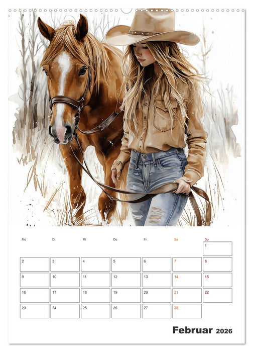 Herzenspferde (CALVENDO Wandkalender 2026)
