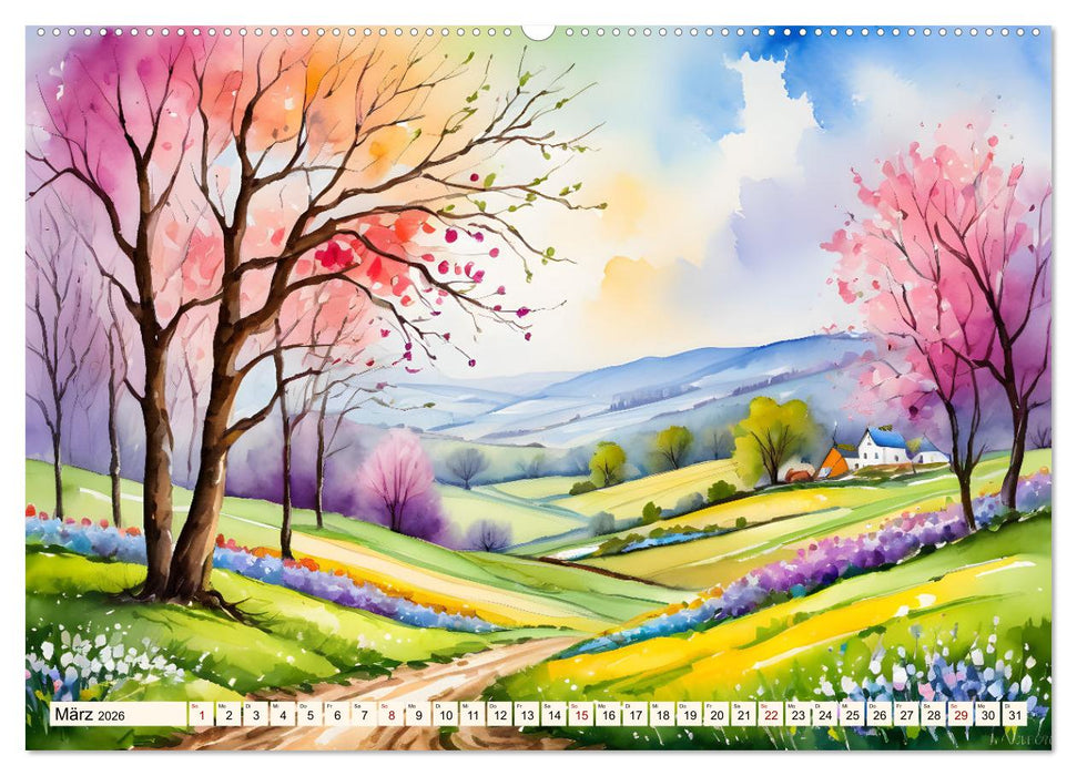 Zauber der Jahreszeiten (CALVENDO Premium Wandkalender 2026)