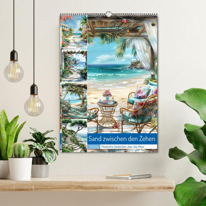 Sand zwischen den Zehen (CALVENDO Wandkalender 2026)