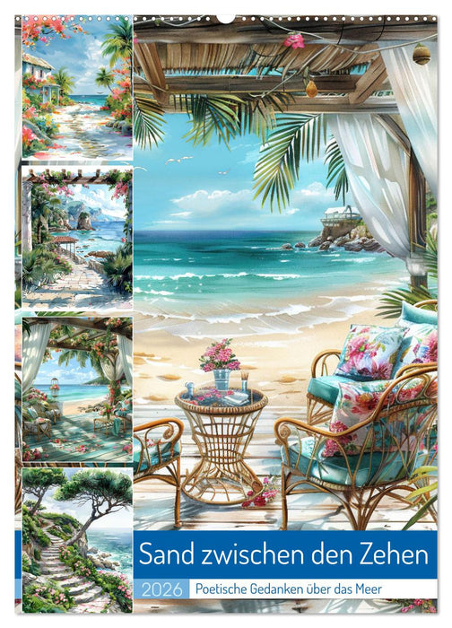 Sand zwischen den Zehen (CALVENDO Wandkalender 2026)