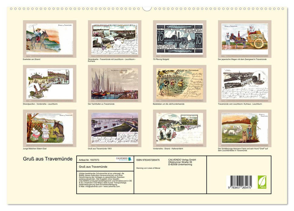 Gruß aus Travemünde (CALVENDO Premium Wandkalender 2026)