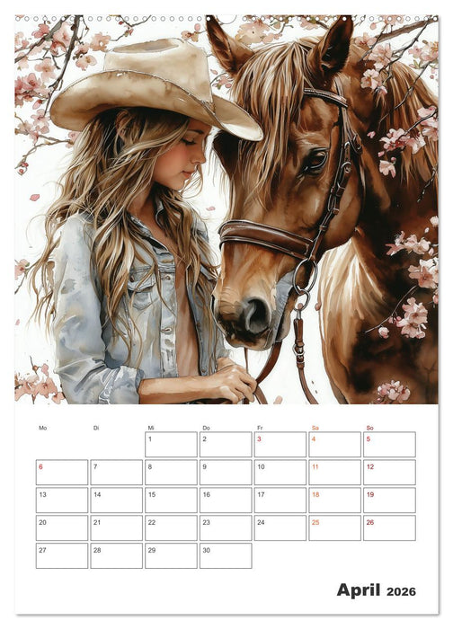 Herzenspferde (CALVENDO Premium Wandkalender 2026)