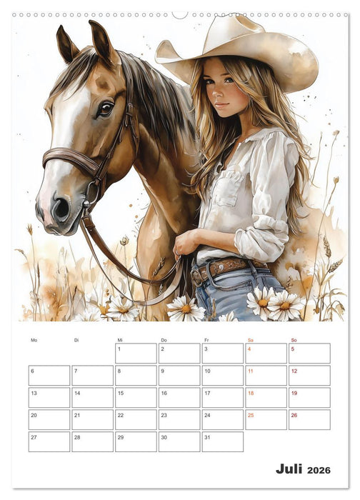 Herzenspferde (CALVENDO Premium Wandkalender 2026)