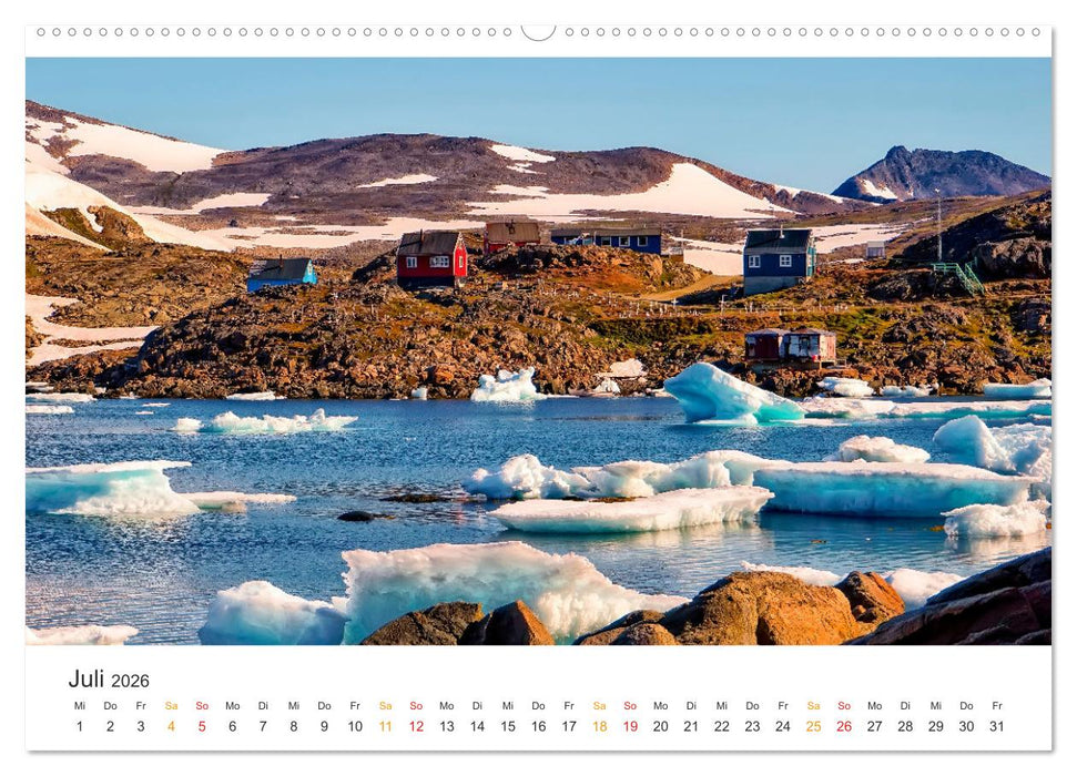 Grönland - Arktische Träume (CALVENDO Premium Wandkalender 2026)