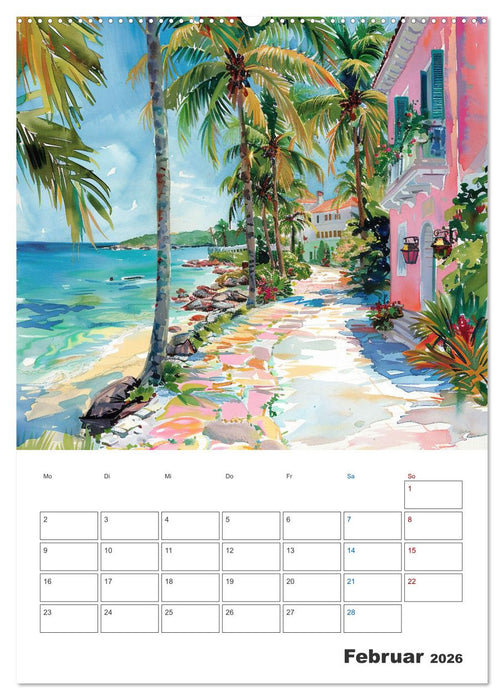 Sand zwischen den Zehen (CALVENDO Premium Wandkalender 2026)