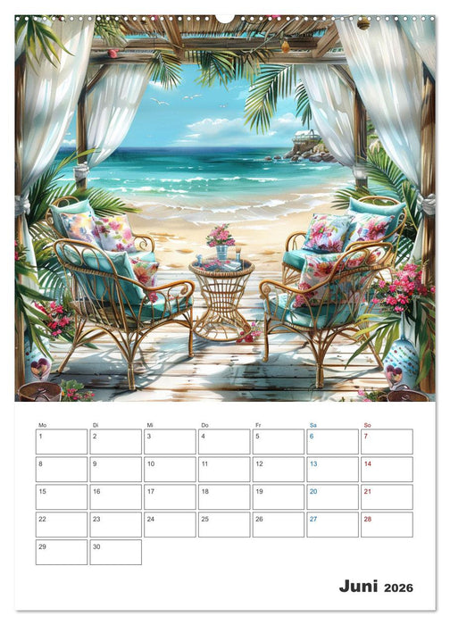 Sand zwischen den Zehen (CALVENDO Premium Wandkalender 2026)