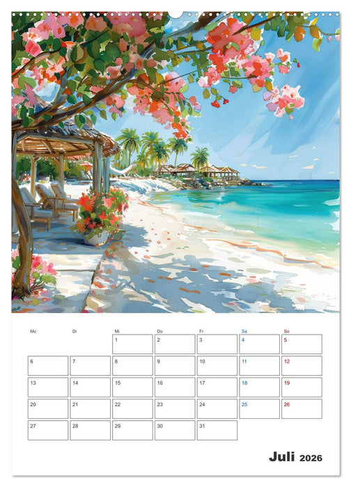 Sand zwischen den Zehen (CALVENDO Premium Wandkalender 2026)