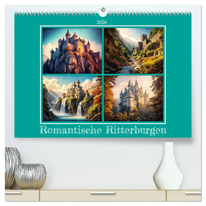 Romantische Ritterburgen (CALVENDO Premium Wandkalender 2026)