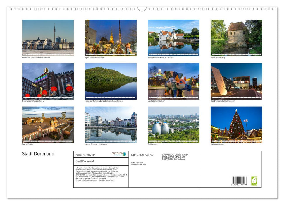 Stadt Dortmund (CALVENDO Wandkalender 2026)