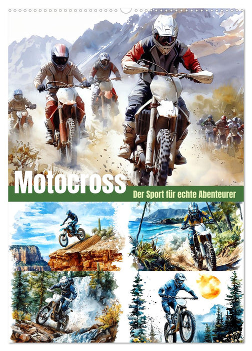 Motocross - Der Sport für echte Abenteurer (CALVENDO Wandkalender 2026)