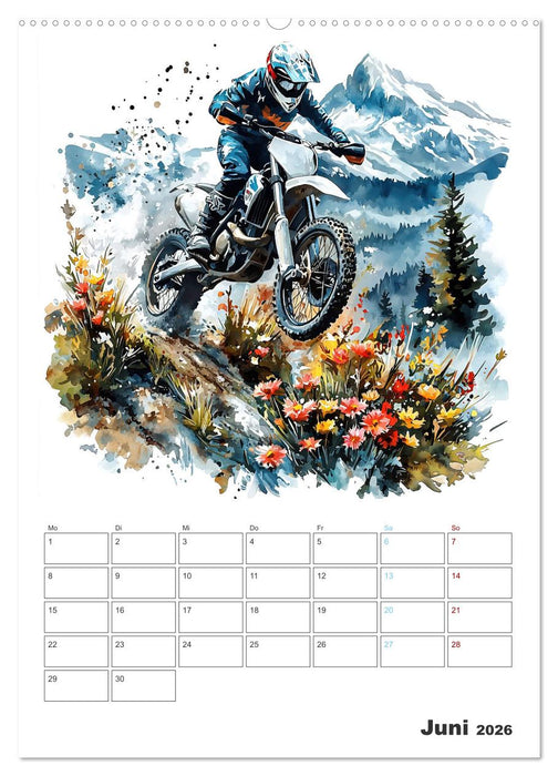 Motocross - Der Sport für echte Abenteurer (CALVENDO Wandkalender 2026)