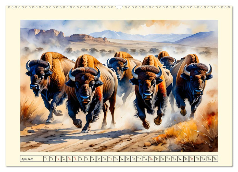 Nostalgie - der Wilde Westen (CALVENDO Premium Wandkalender 2026)