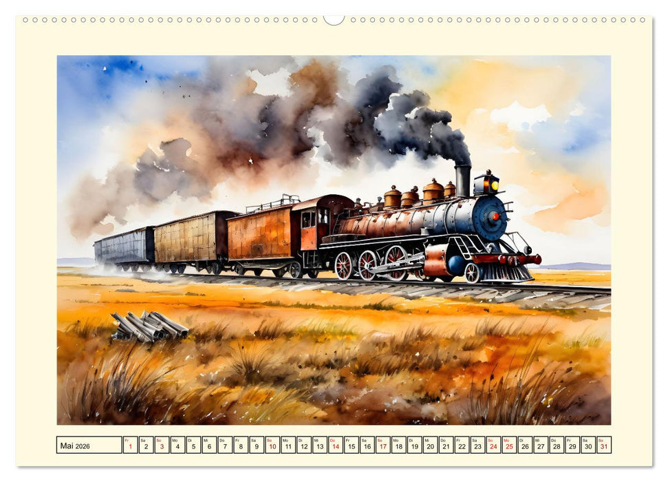 Nostalgie - der Wilde Westen (CALVENDO Premium Wandkalender 2026)
