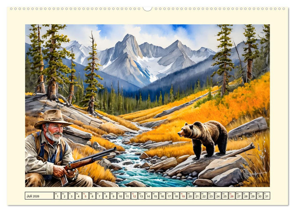 Nostalgie - der Wilde Westen (CALVENDO Premium Wandkalender 2026)