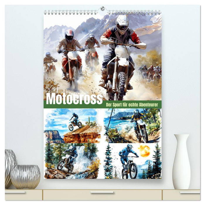 Motocross - Der Sport für echte Abenteurer (CALVENDO Premium Wandkalender 2026)