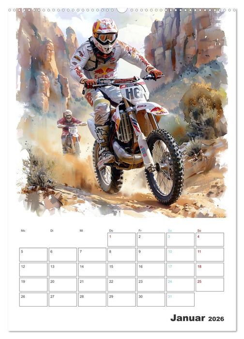 Motocross - Der Sport für echte Abenteurer (CALVENDO Premium Wandkalender 2026)