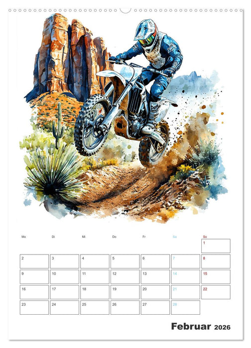 Motocross - Der Sport für echte Abenteurer (CALVENDO Premium Wandkalender 2026)