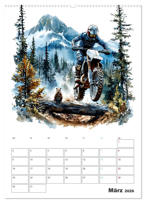 Motocross - Der Sport für echte Abenteurer (CALVENDO Premium Wandkalender 2026)
