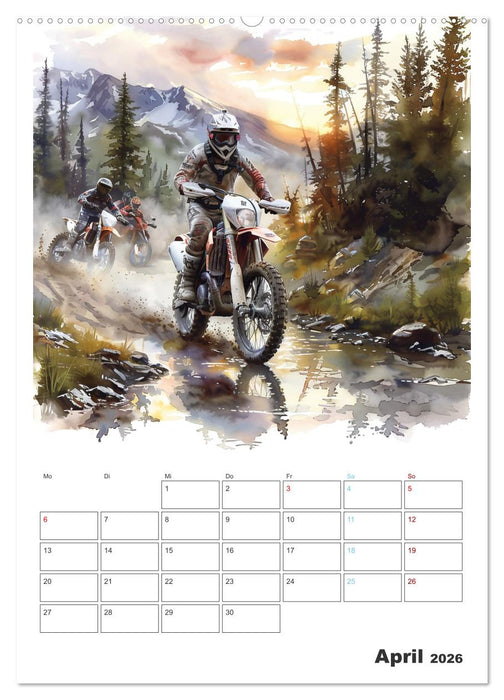 Motocross - Der Sport für echte Abenteurer (CALVENDO Premium Wandkalender 2026)