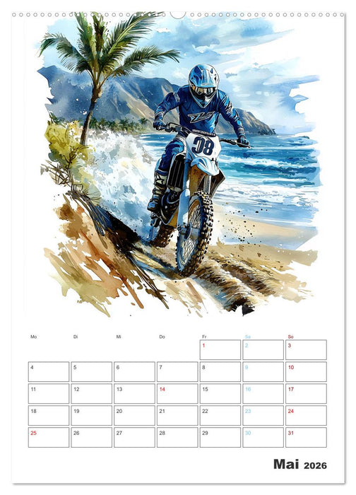 Motocross - Der Sport für echte Abenteurer (CALVENDO Premium Wandkalender 2026)