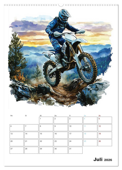 Motocross - Der Sport für echte Abenteurer (CALVENDO Premium Wandkalender 2026)