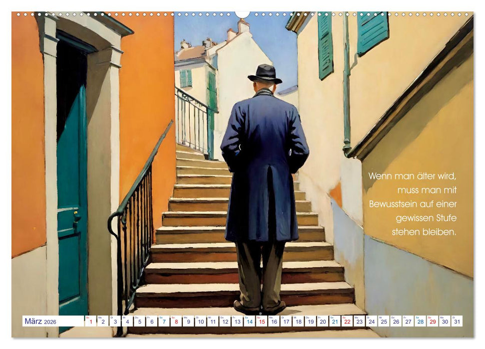 Johann Wolfgang von Goethe. Berühmte Zitate malerisch inszeniert (CALVENDO Wandkalender 2026)