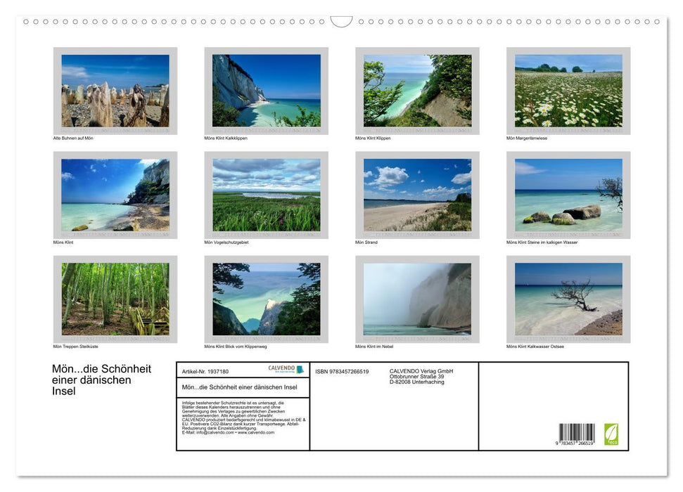 Mön...die Schönheit einer dänischen Insel (CALVENDO Wandkalender 2026)